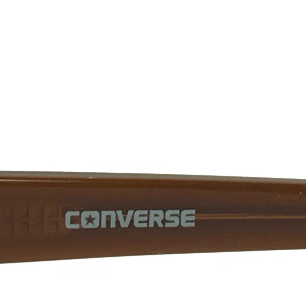 Converse Kids Eyeglasses Frames K006 BROWN Rectangular Half Rim 49-17-135